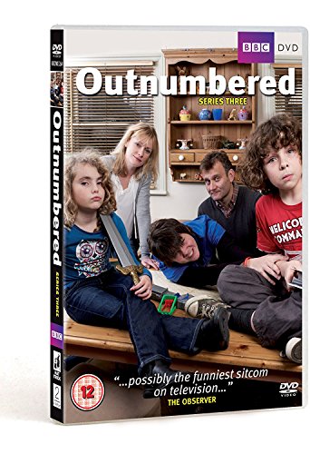 DVD cover for "Outnumbered" Series 3, featuring a family of five.