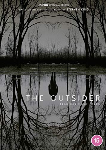 DVD cover for "The Outsider," showing a dark figure reflected in water.