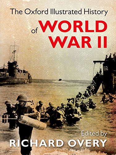 Book cover depicting soldiers landing on a beach during WWII.