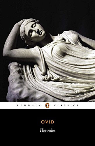 "Book cover featuring a reclining marble statue of a woman against a black background."
