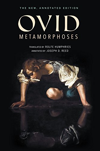 Book cover: “Metamorphoses” by Ovid, featuring a classical painting.