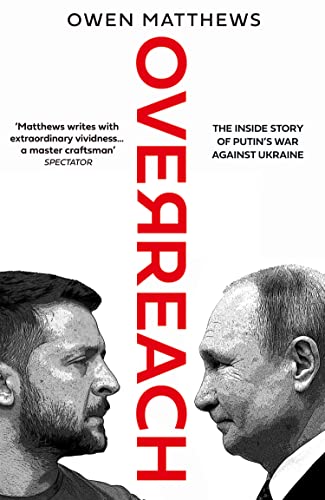 Book cover featuring Volodymyr Zelenskyy and Vladimir Putin facing each other.