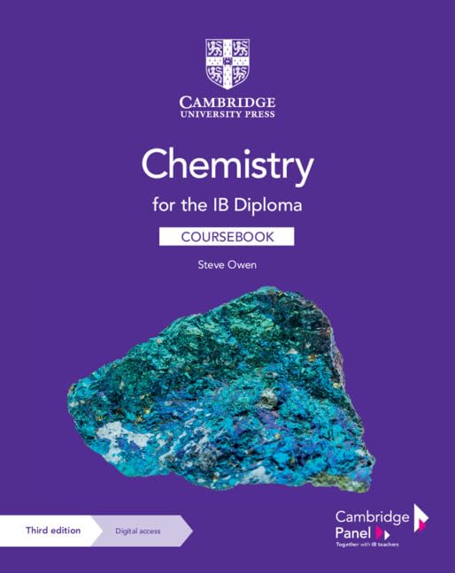Purple textbook cover with “Chemistry” title and a malachite stone image.