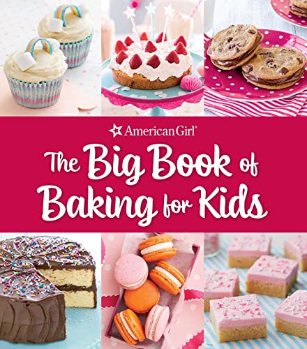 Book cover featuring colorful baked goods: cakes, cookies, and macarons.
