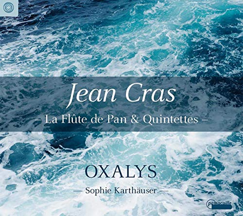 CD cover with ocean waves and text: "Jean Cras, Oxalys, Sophie Karthäuser".