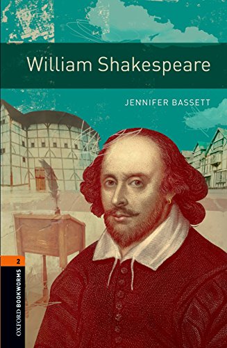 Book cover featuring Shakespeare’s portrait over a theatre scene.
