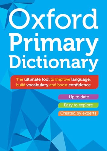 Cover of the Oxford Primary Dictionary, blue with white text.