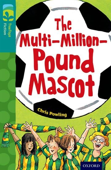 Book cover featuring a soccer ball and children with green jerseys.