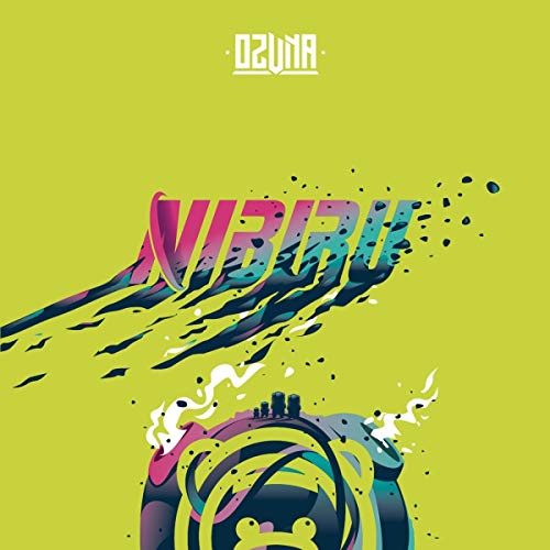 Ozuna’s “Nibiru” album cover: vibrant yellow with stylized text and graphics.