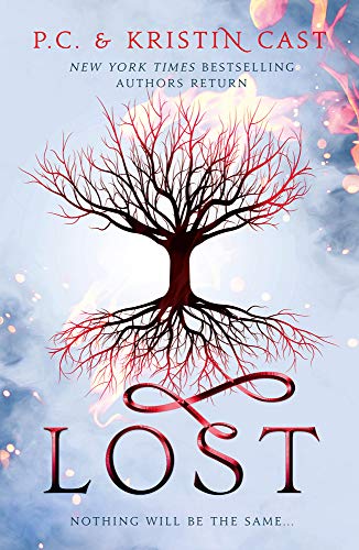 Book cover: "Lost" with a dark tree silhouette and red roots.