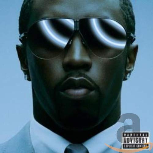 P Diddy album cover, close-up of a man wearing reflective sunglasses.