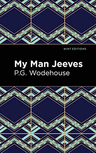 Book cover for “My Man Jeeves” by P.G. Wodehouse, geometric pattern.