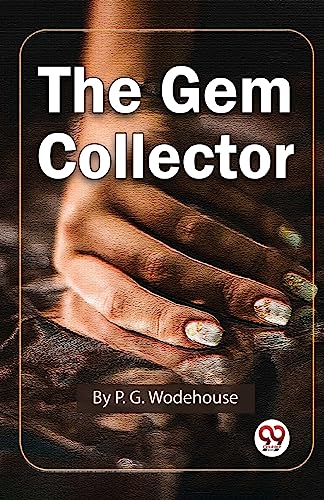 Book cover: “The Gem Collector” with hands holding glittering stones.