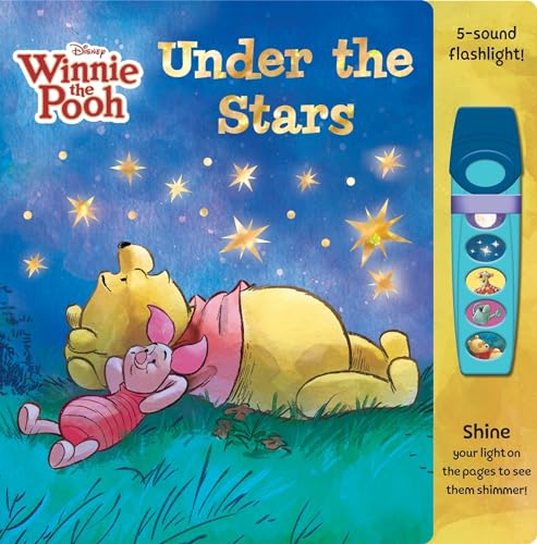 Winnie the Pooh book with a built-in blue glow flashlight.