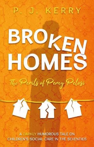 Book cover: "Broken Homes" with a silhouette and broken house images.