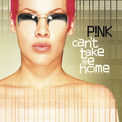 P!nk album cover: close-up of singer with pink hair and sunglasses.