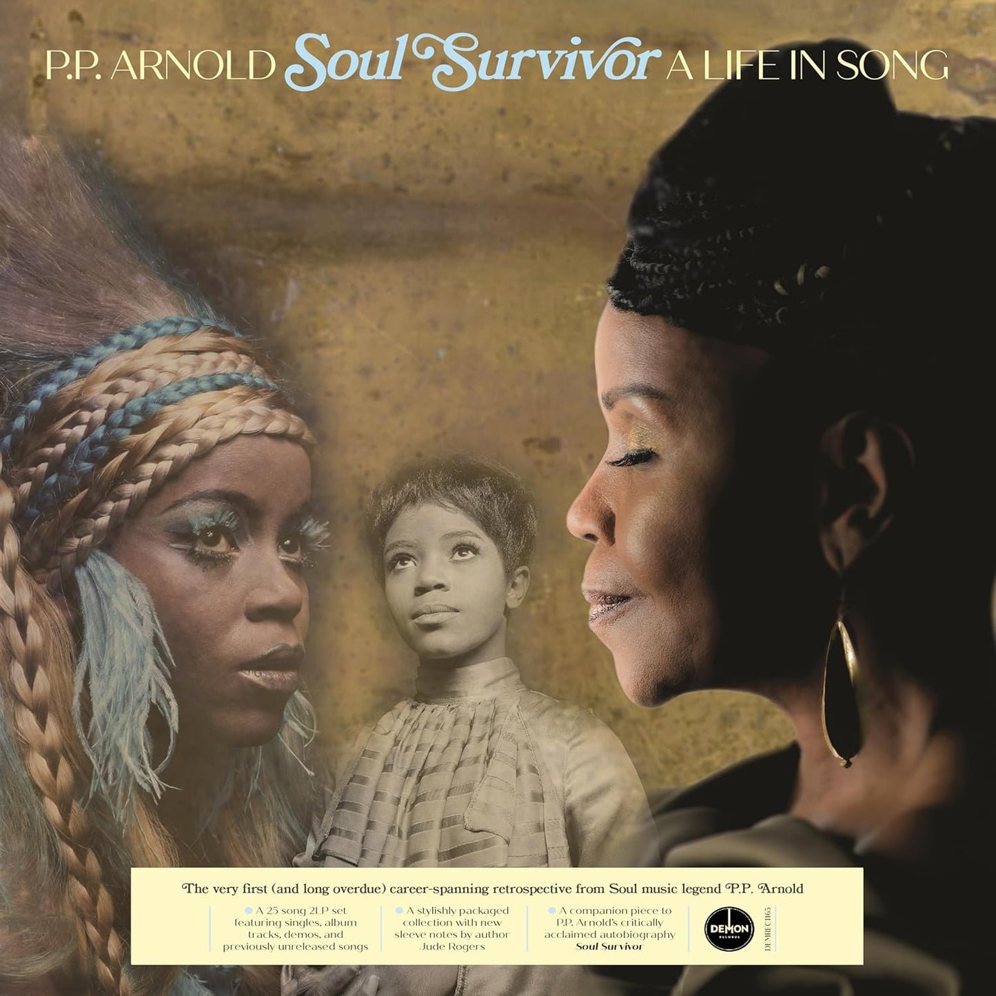 Record cover featuring P.P. Arnold in a colorful, artistic portrait.