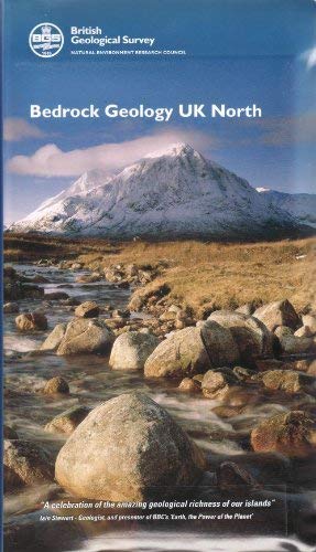 Book cover: "Bedrock Geology UK North" with a mountain landscape.