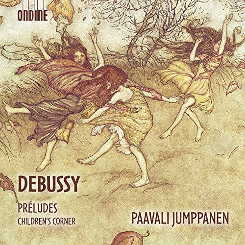 CD cover: illustration of children dancing among falling leaves.