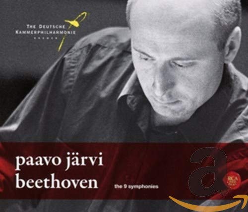 CD cover featuring conductor Paavo Järvi in black and white.