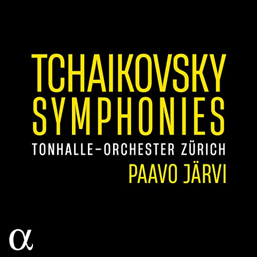 CD cover for Tchaikovsky symphonies by Paavo Järvi and Tonhalle-Orchester Zürich.