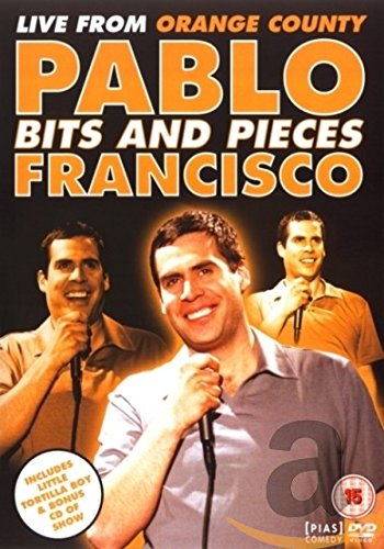 DVD cover featuring comedian Pablo Francisco with a microphone against a black background.