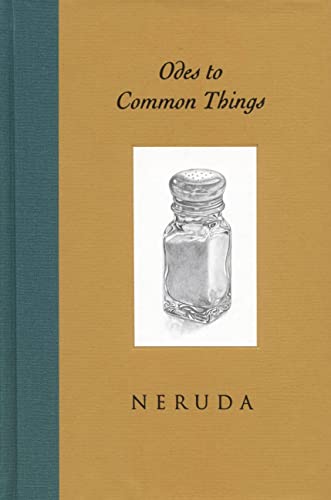 Book cover: “Odes to Common Things” with a salt shaker illustration.
