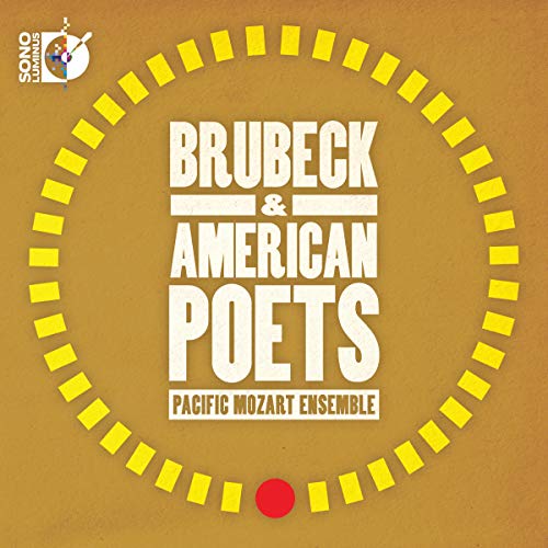 CD cover: "Brubeck & American Poets" by Pacific Mozart Ensemble.