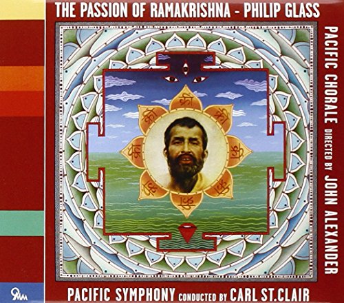 CD cover: portrait of Ramakrishna within a colorful, ornate mandala design.