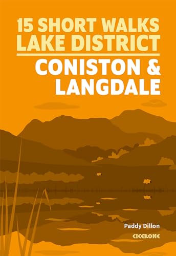 Book cover with orange background, mountains, and lakeside reeds.