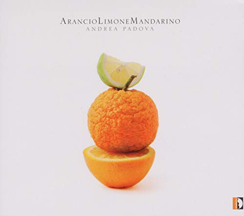 CD cover with stacked citrus fruits: orange, lime, and mandarin.