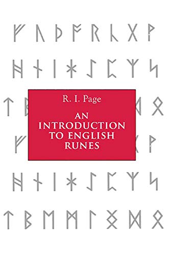 Red book cover with runic symbols and title: "An Introduction to Runes".