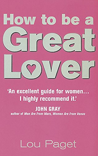 Book cover: "How to be a Great Lover" by Lou Paget, pink background.
