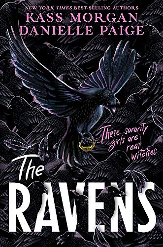 Book cover featuring a central raven holding a ring against a background of ravens.