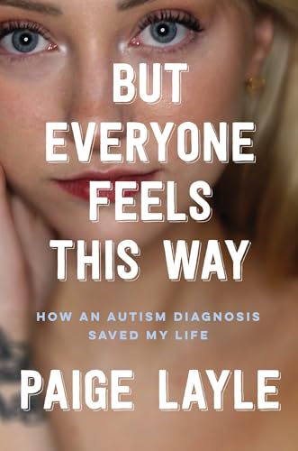 Book cover: close-up of a woman’s face with bold white title text.