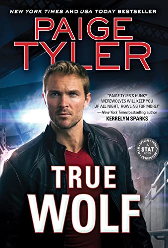 Book cover: "True Wolf" featuring a man in a leather jacket.