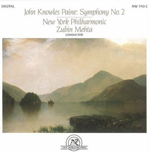 "CD cover with serene lake landscape painting and musical performance details."