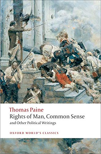 Book cover depicting a chaotic battle scene and text: “Rights of Man.”