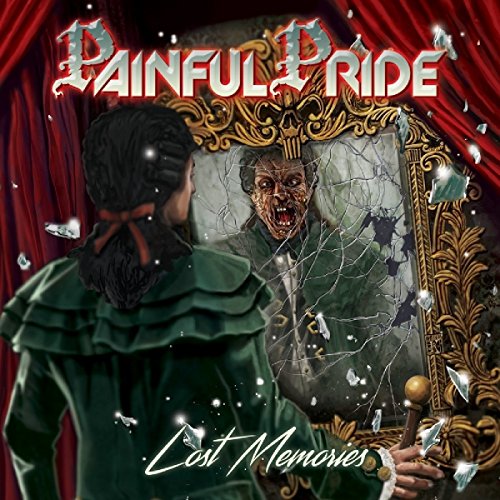 CD cover: woman facing a cracked mirror reflecting a screaming man.