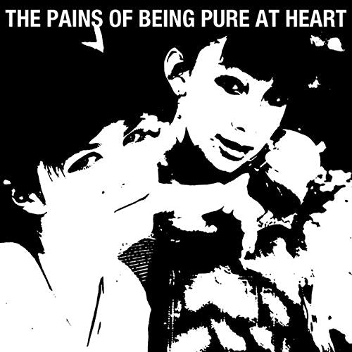 Black and white album cover featuring two faces in close proximity.