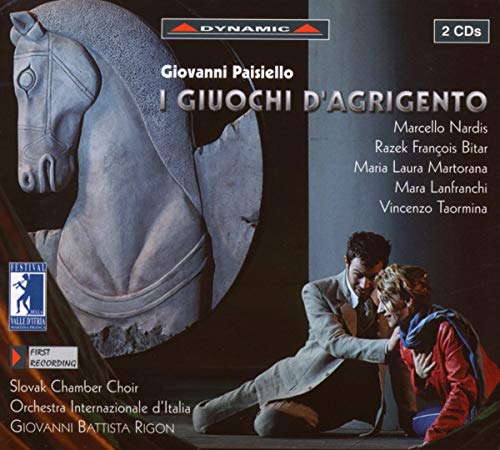 CD cover featuring a stone horse sculpture and a man and woman performing.