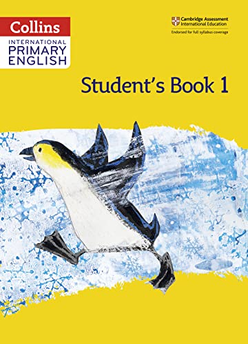 Yellow book cover with a painted penguin and “Student’s Book 1” text.