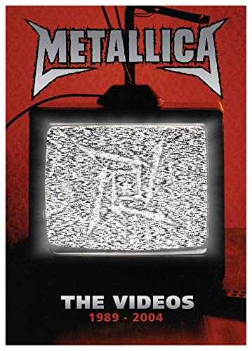 Metallica DVD cover featuring a television screen with static and the band logo above.