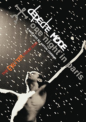 Depeche Mode One Night in Paris DVD cover featuring a performer with arms outstretched.