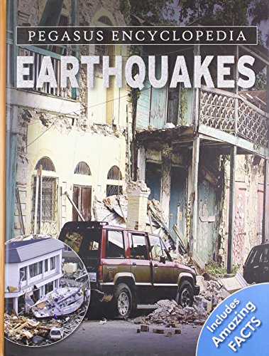Book cover: "Earthquakes" with image of building damage and debris.