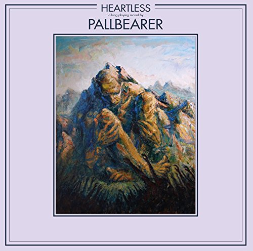 Pallbearer "Heartless" CD cover featuring abstract mountain artwork in muted colors.