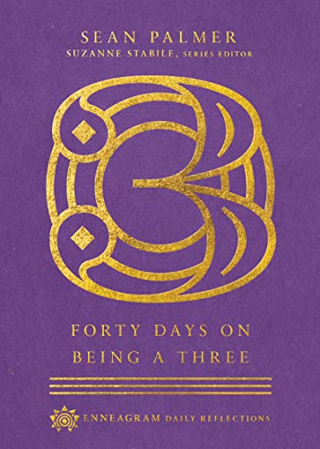 Purple book cover with gold Enneagram “3” symbol and title text.
