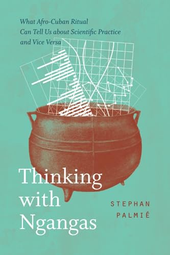 Book cover with a red cauldron overlaid with abstract white lines.