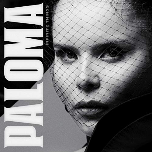 Black and white album cover featuring Paloma Faith with a mesh veil.