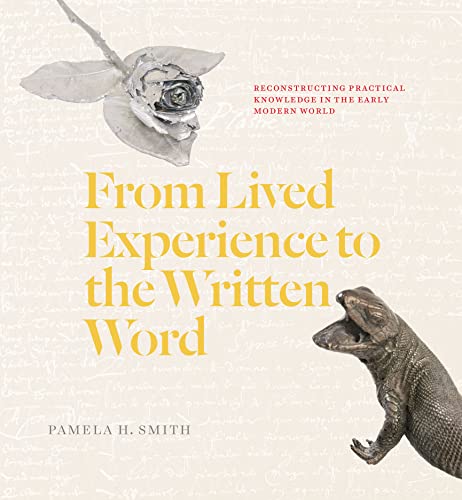 Book cover with floral illustration, text, and a small lizard image.